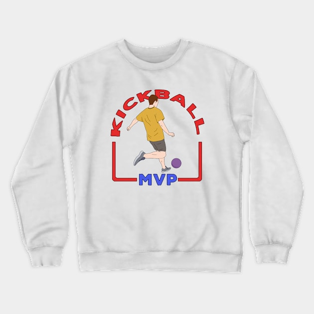 Kickball MVP Crewneck Sweatshirt by DiegoCarvalho